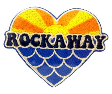 Rockaway Sunset Mermaid Embroidered Patch