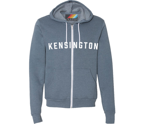 Kensington Slate Zip Up Sweatshirt