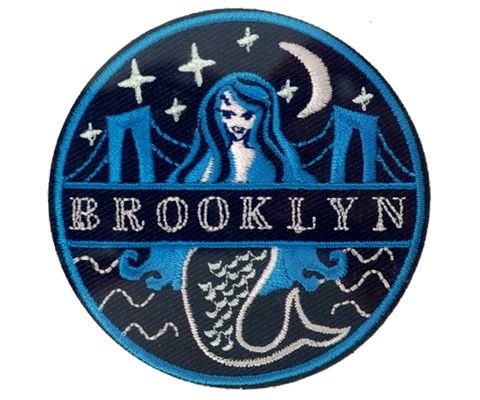 Load image into Gallery viewer, Brooklyn Starlight Mermaid Embroidered Patch
