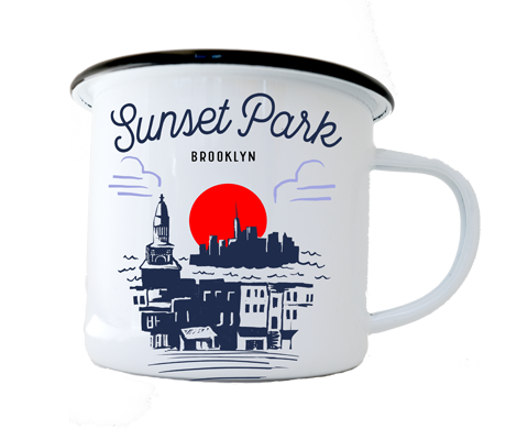 Sunset Park Brooklyn Sketch Camp Mug