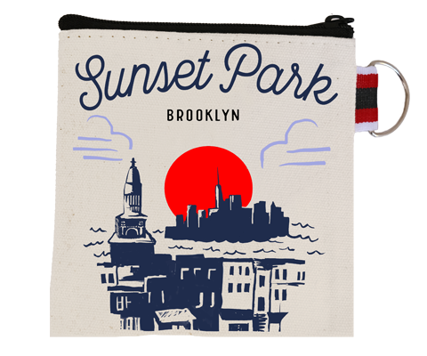 Sunset Park Brooklyn Town Coin Purse